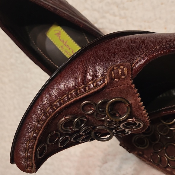 Vintage Y2K Materia Prima Goffredo Fantini Luxury Leather Women's Shoes / Sz 6 - Picture 10 of 17